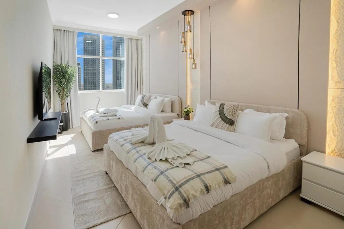 13 - Comfy 2-Bedroom Waterfront View - Close To Jbr & Marina Walk- Free Parking Apartamento